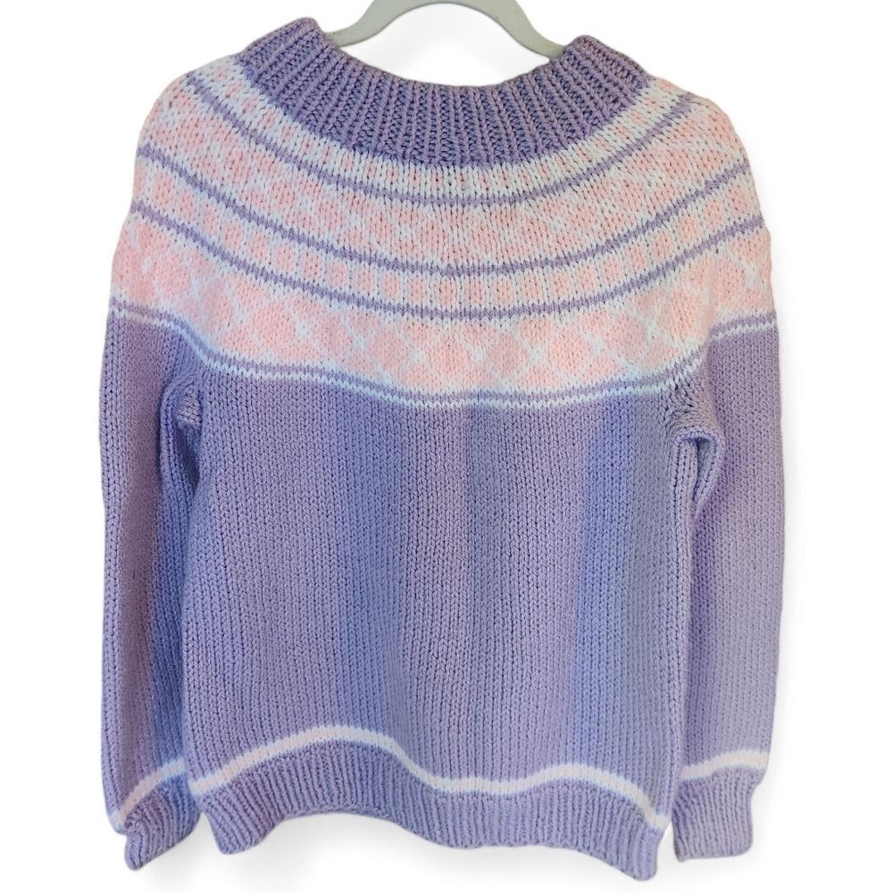 Handmade knit sweater.